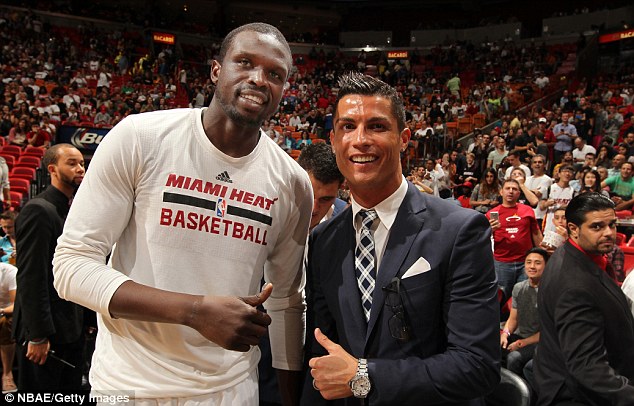 Deng wakiniye Miami Heat asanzwe afitanye ubumwe na Cristiano Ronaldo