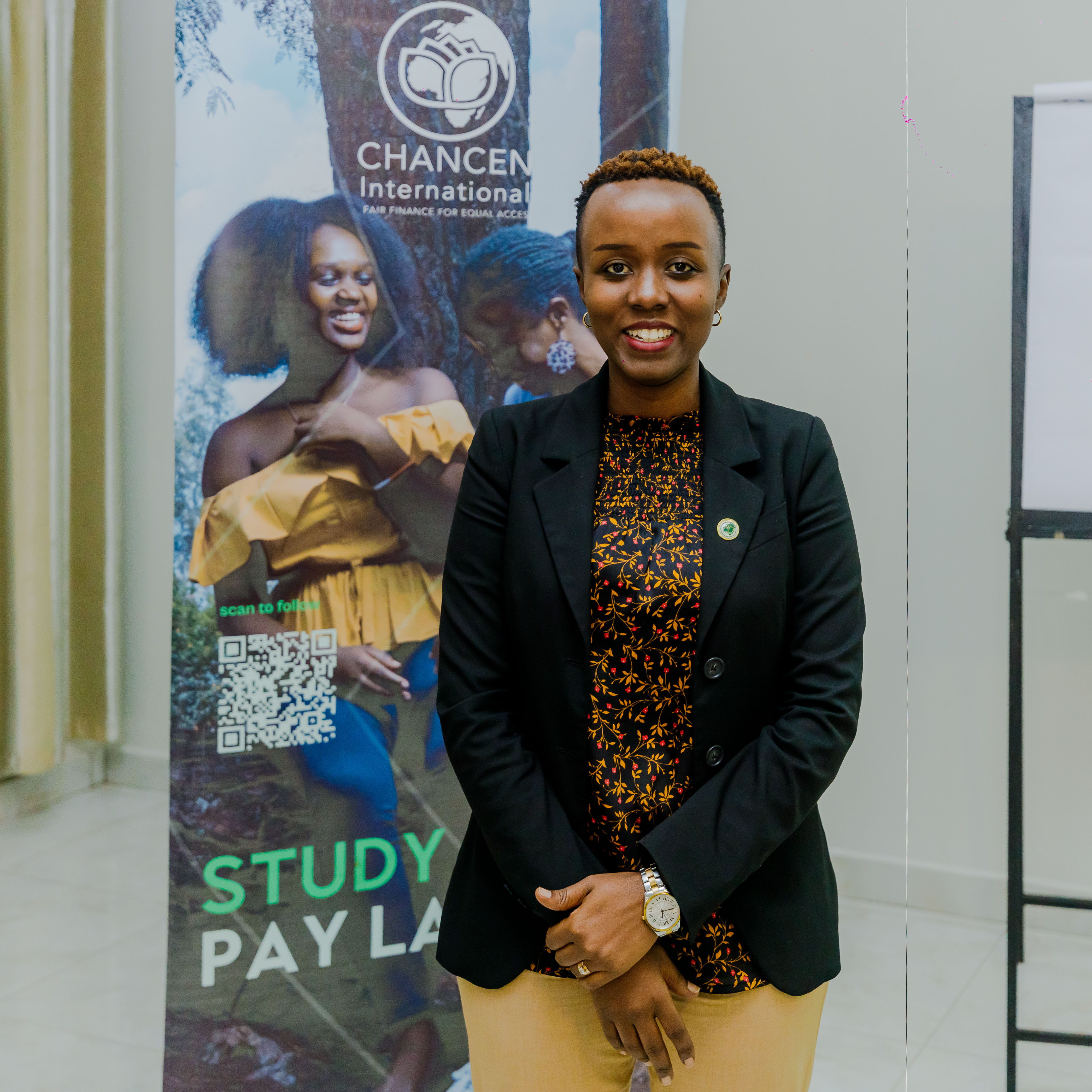 Umuyobozi Ushinzwe Abafatanyabikorwa muri CHANCEN International, Ariane Niyonsaba, avuga ko mu guhitamo ibigo bakorana bareba ku bushobozi bwabyo mu gutanga ubumenyi bukenewe ku isoko ry’umurimo