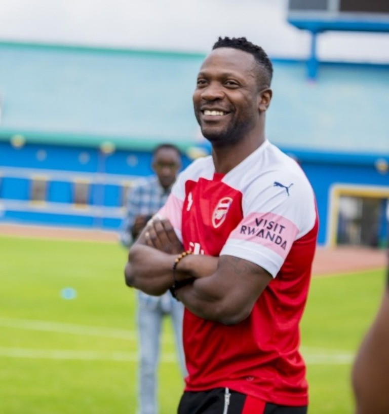 Lauren wamamaye cyane muri Arsenal yamaze kugera i Kigali yitabiriye ibikorwa birimo Kwiyta Izina