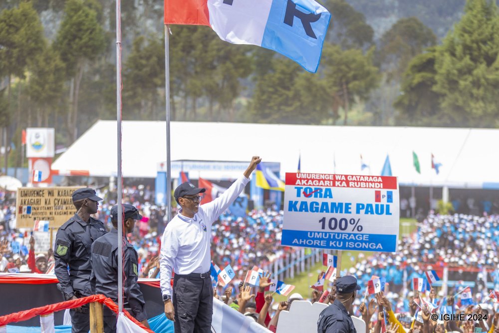 Umukandida w'Umuryango FPR-Inkotanyi yasabye ab'i Musanze ko ku wa 15 Nyakanga 2024, bagomba gutota ku gipfunsi