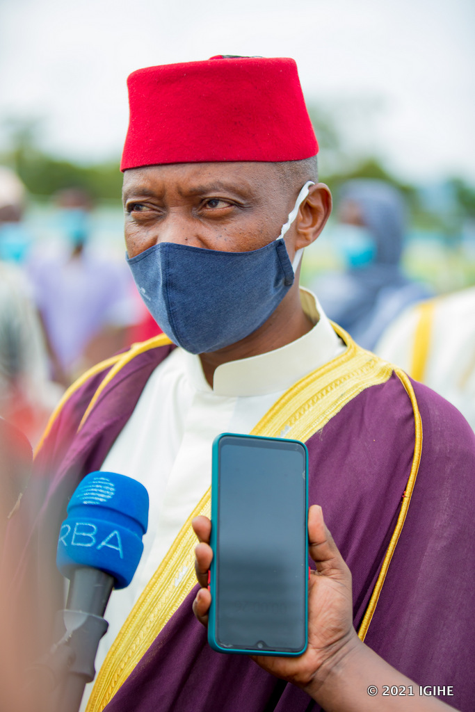 Mufti w’u Rwanda Sheikh Salim Hitimana, yavuze ko ari ibyo gushimira Imana kuba babashije kwizihiza umunsi mukuru wo gusoza igisibo cya Ramadan bateraniye hamwe
