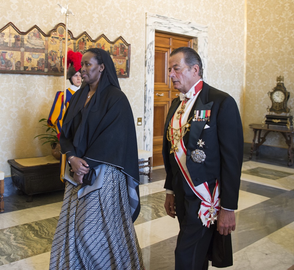 Madamu Jeannette Kagame yakirwa i Vatican