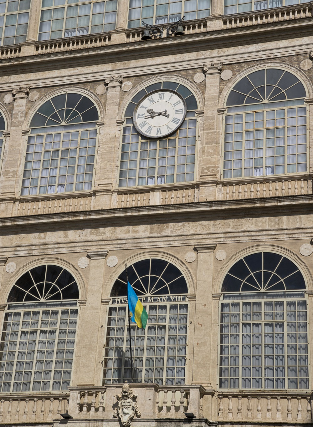 Ibendera ry'u Rwanda ryari ryazamuwe i Vatican