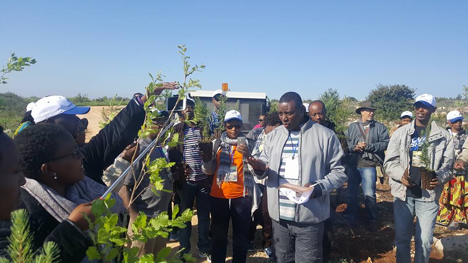 Gitwaza yavuze ko ibi biti bateyeyo ni ibyo gukiranuka, bivugwa muri Yesaya 61 ku murongo wa 3
