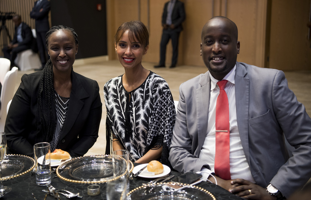Sonia Rolland ari mu bitabiriye umuhango ukomeye Perezida Paul Kagame aherutse gutangiramo Impeta z’Ishimwe ry’ubucuti ziswe ‘Igihango’