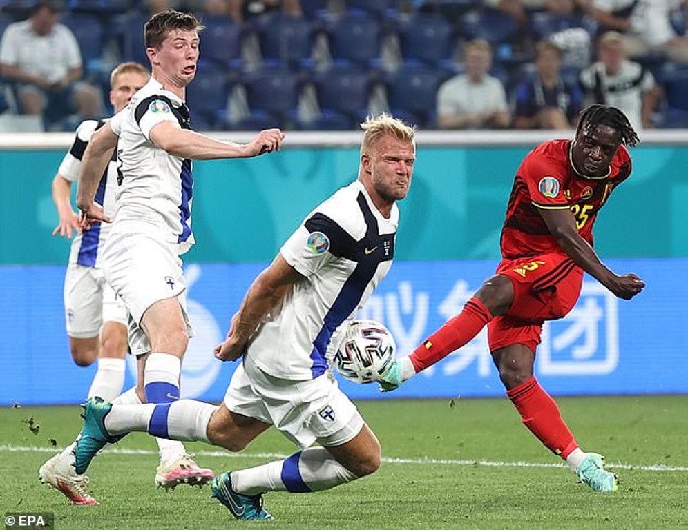 Jérémy Doku ni umwe mu bakinnyi b'u Bubiligi bigaragaje muri uyu mukino