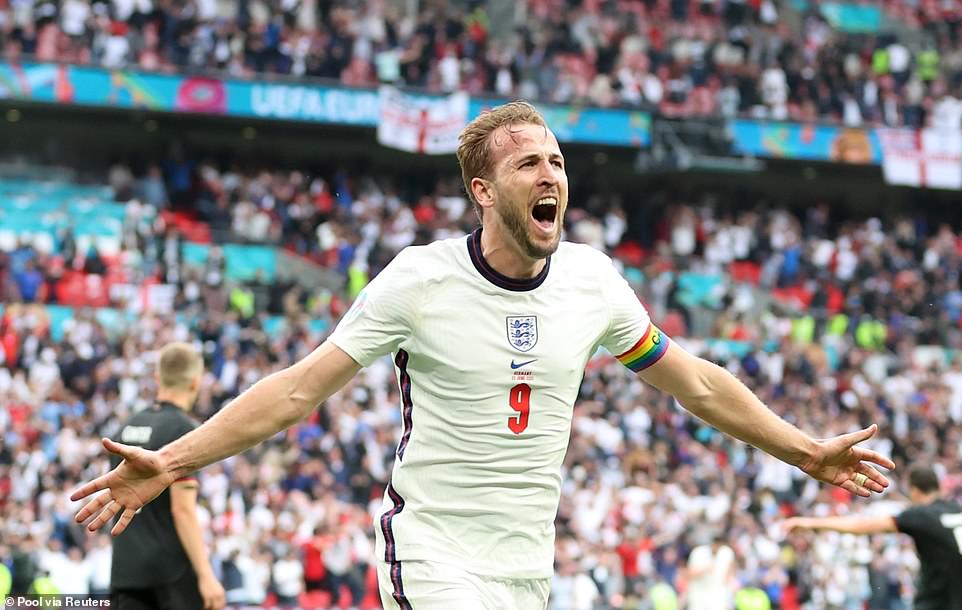 Kapiteni w'u Bwongereza, Harry Kane, yatsinze igitego cya mbere muri EURO 2020