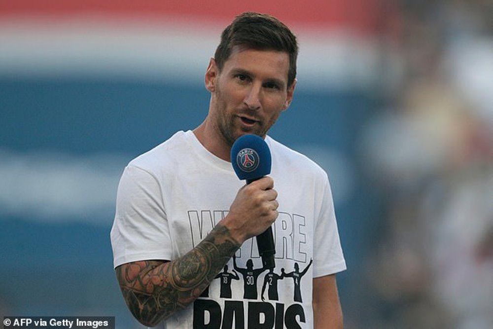 Messi yashimiye abafana uburyo bamwakiriye