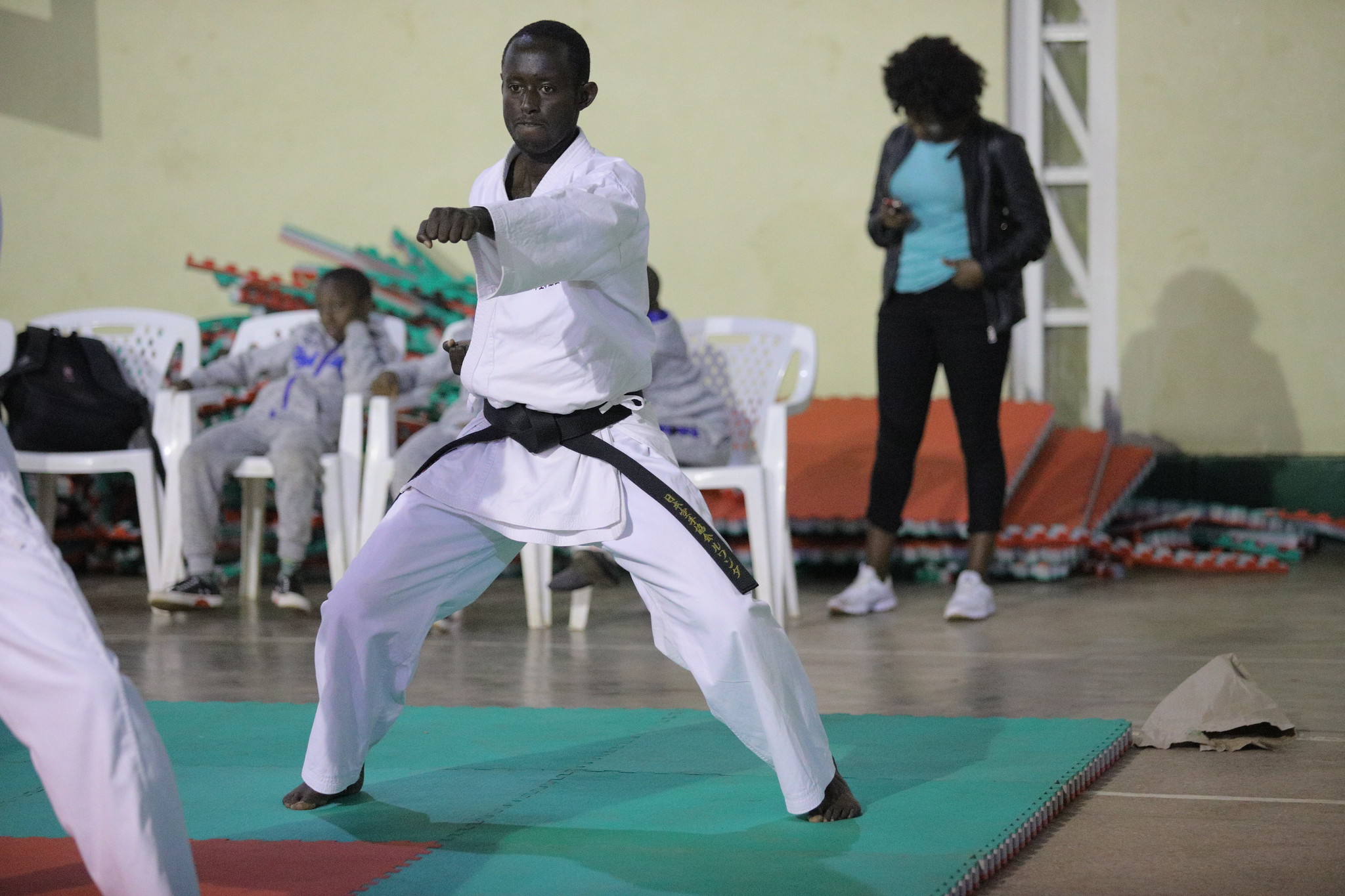 Rurangayire Guy ashyira mu bikorwa ibyo bahugurwagamo n'izi mpuguke zavuye mu Buyapani
