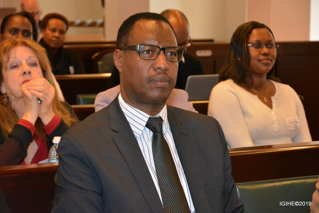 Amb. Mitali Protais ushakishwa na Polisi Mpuzamahanga, kuri uyu wa Kane yari mu Nteko Ishinga Amategeko y'u Bubiligi mu biganiro kuri Jenoside yakorewe Abatutsi