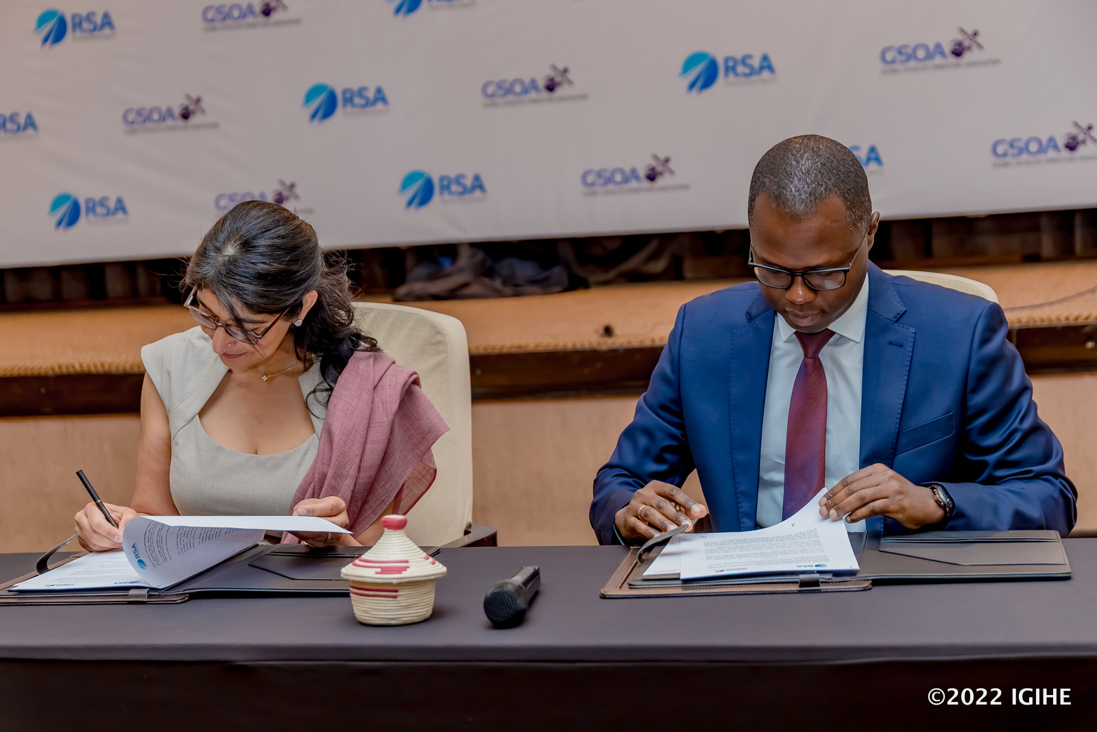 U Rwanda rwemeranyije imikoranire n'Ihuriro ry’Ibigo bishinzwe ibijyanye n’ikoranabuhanga rya ‘Satellite’ ku Isi (GSOA)