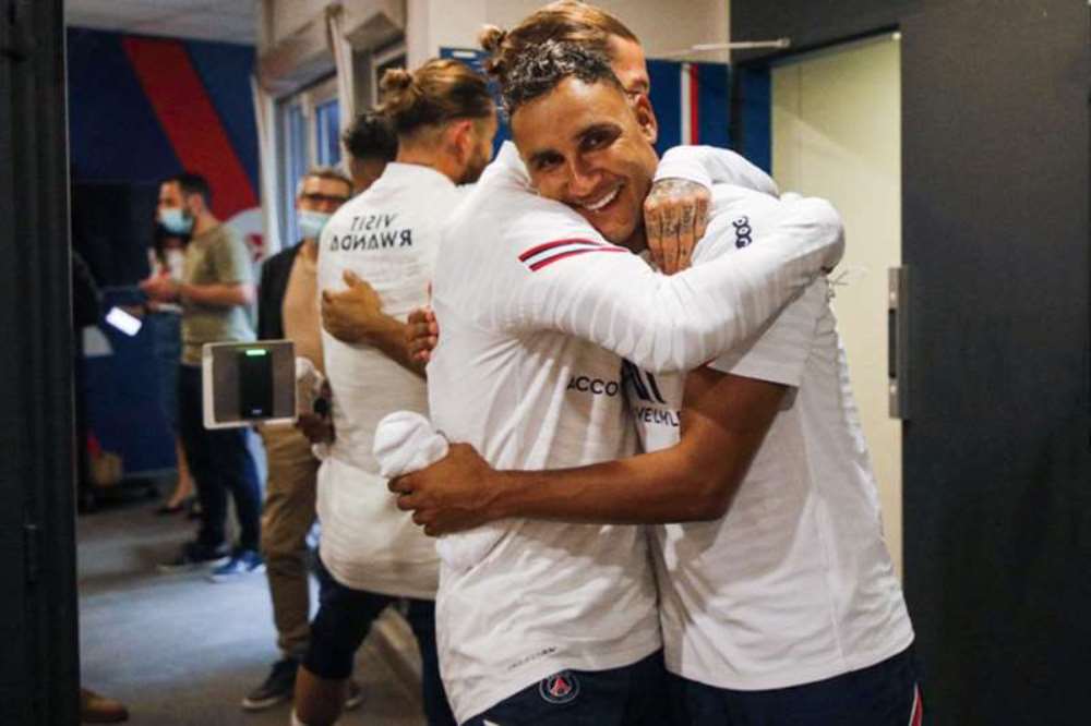 Umunyezamu Keylor Navas ahobera Ramos wigeze kumubera Kapiteni muri Real Madrid