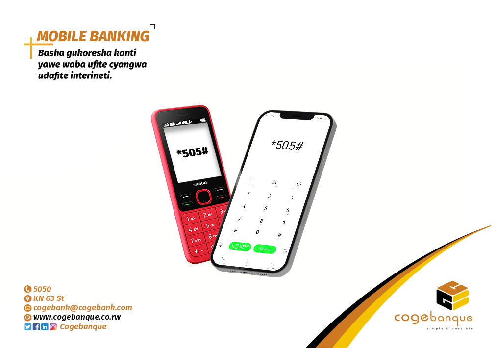 Mobile Banking ishobora kwifashishwa n'umuntu ufite telefoni isanzwe cyangwa smartphone