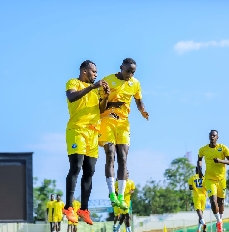 Iyabivuze Osée na Ruboneka Jean Bosco mu myitozo y'Amavubi kuri Stade ya Kigali i Nyamirambo
