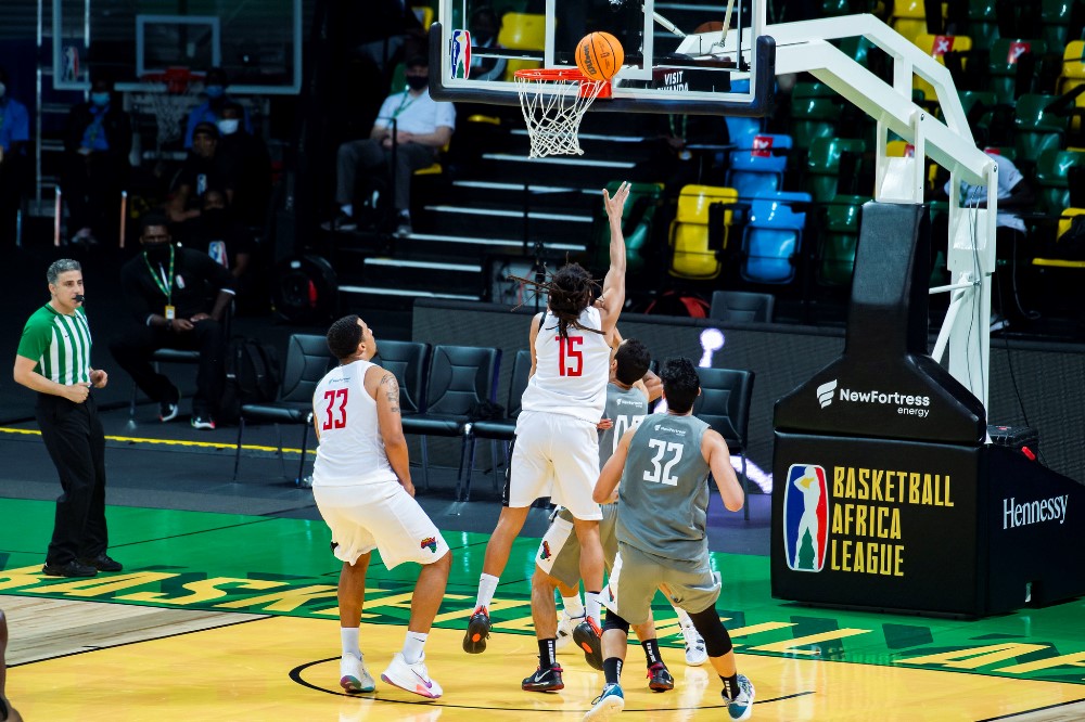 Cole w'imyaka 36, yatsinze amanota atatu mu mikino yakinnye muri BAL 2021