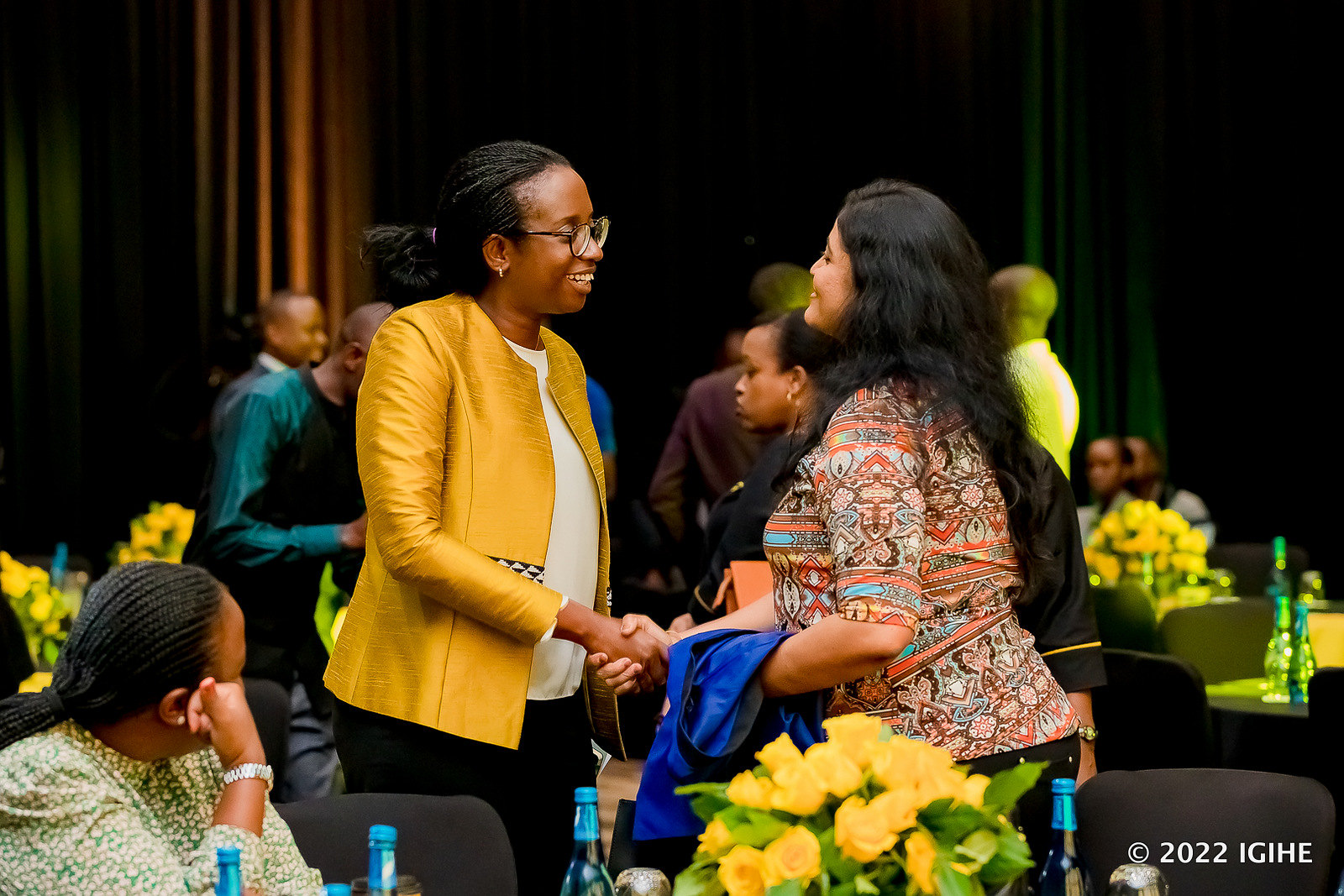 Umuyobozi Mukuru wa Banki ya Kigali, Dr Diane Karusisi ubwo yageraga ahabereye umuhango wo gutangiza iyi gahunda ya 'Macye Macye'