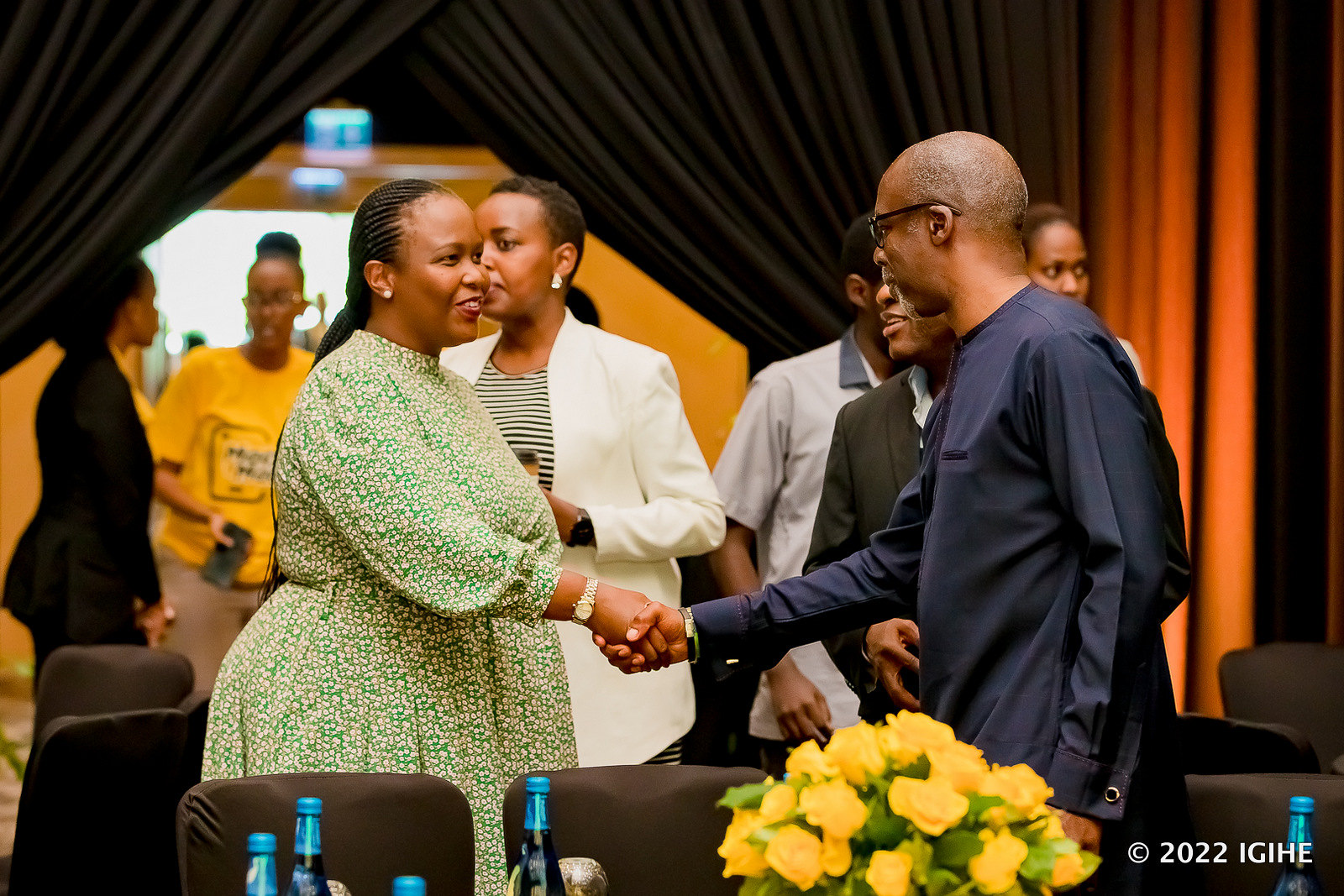 Umuyobozi Mukuru w'Urwego rw'Igihugu rw'Iterambere, Clare Akamanzi nawe yitabiriye umuhango wo gutangiza iyi gahunda