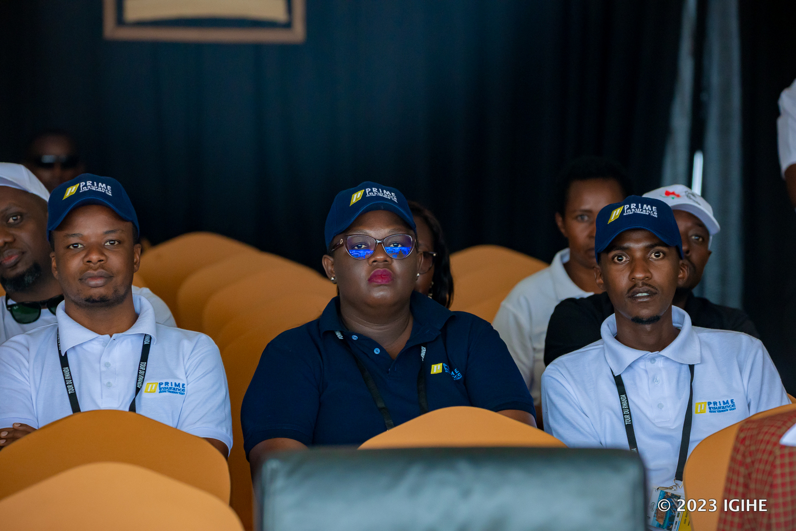 Prime Insurance yari ihagarariwe n'abayobozi n'abakozi bo mu mashami atandukanye hagamijwe kurushaho gusobanurira Abanyarwanda serivisi z'ubwishingizi babageneye