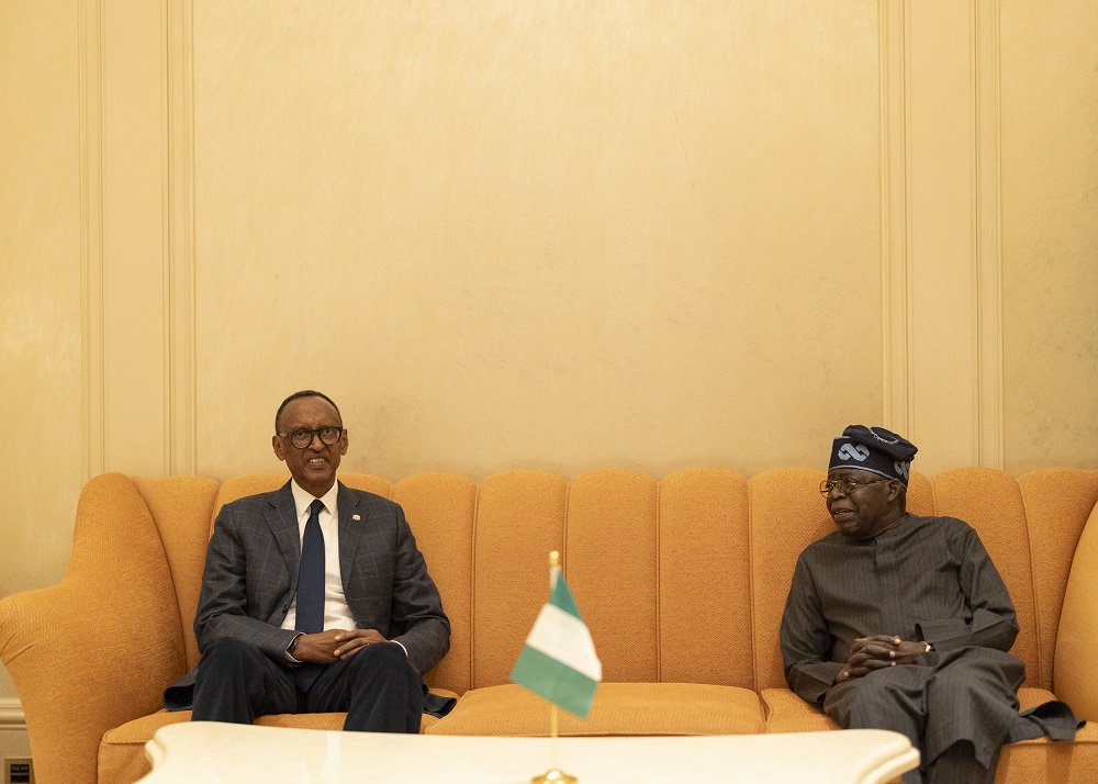 Leta ya Nigeria yemeje ko Perezida Kagame na Tinubu bahuriye i Paris