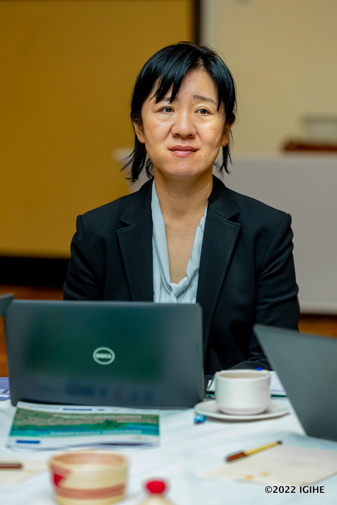 Umuyobozi Mukuru wa IUCN Rwanda, Kaori Yasuda ni umwe mu bari bitabiriye iyi nama