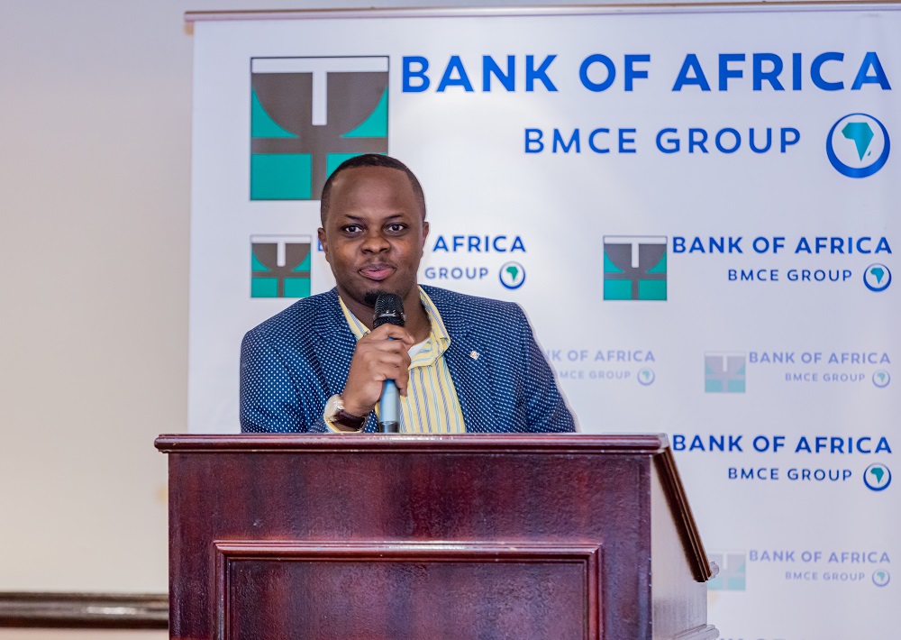 Umuyobozi ushinzwe serivisi za banki zihabwa ibigo muri Bank of Africa, William Peter Kabeja yari yitabiriye iki gikorwa