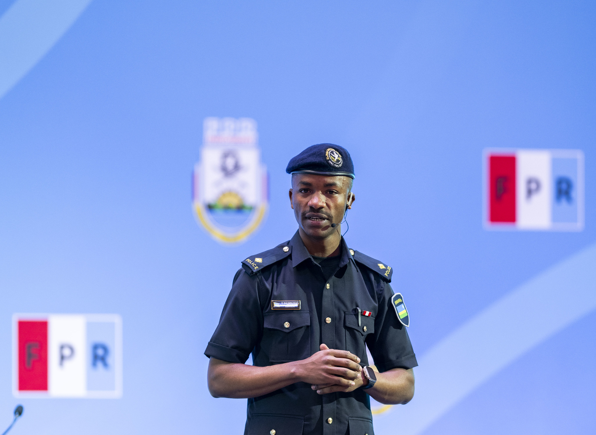 AIP David Shumbusho w'imyaka 25, ubu ni Umupolisi w'u Rwanda uri gukabya inzozi