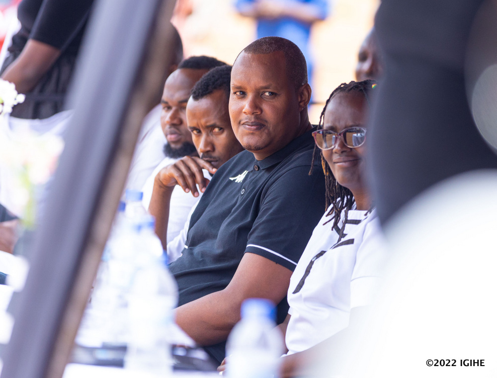 Umuvugizi w'Agateganyo wa APR FC, Kabanda Tony; yari yitabiriye uyu muhango
