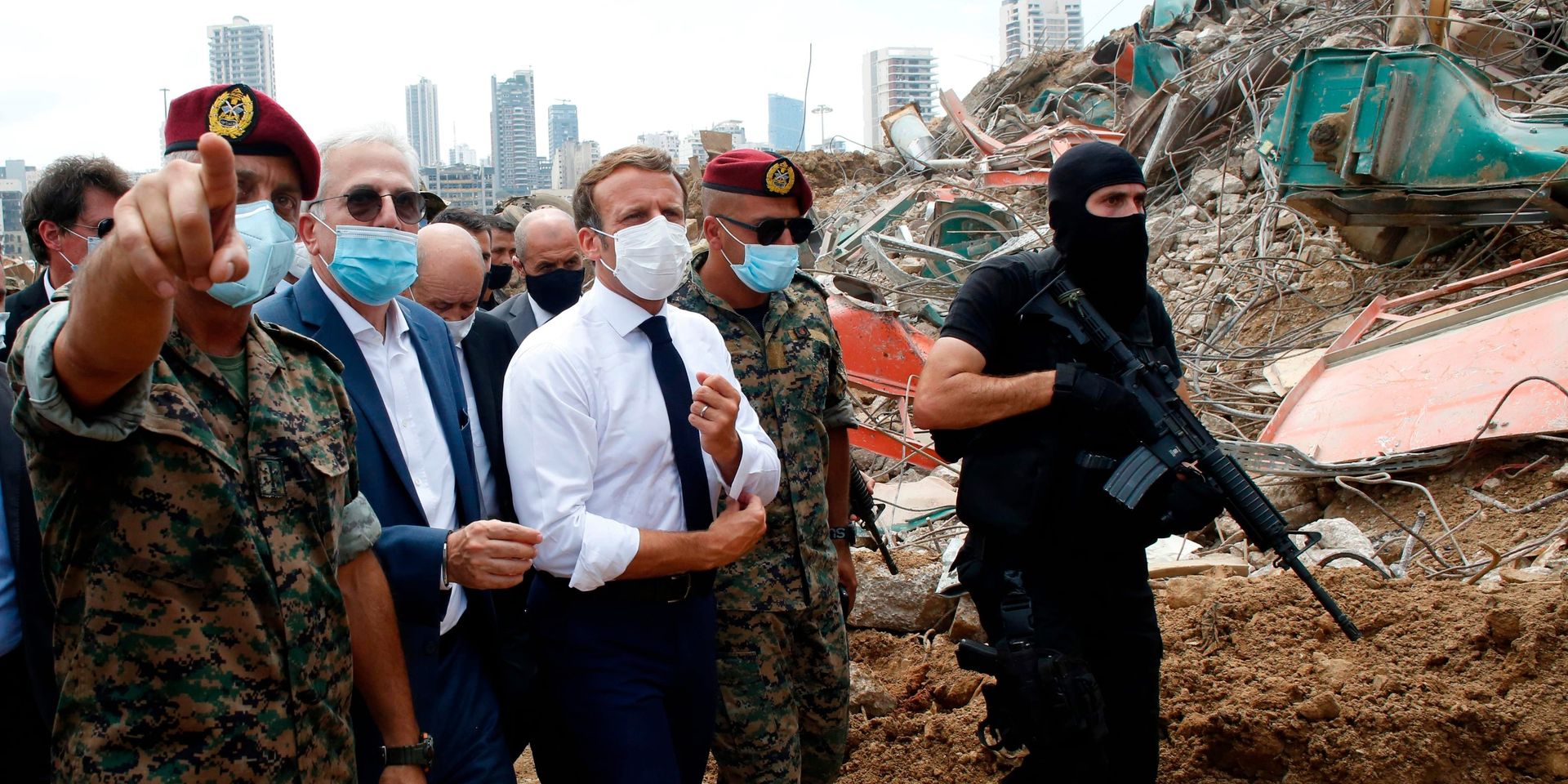 Macron yavuze ko u Bufaransa butazatererana abaturage ba Liban