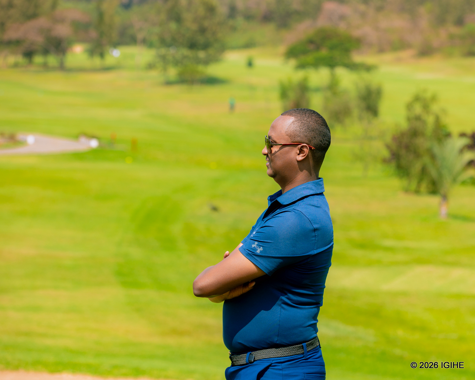 Umuyobozi wa Golf muri Kigali Golf Resorts & Villas, Rama Donneur, akurikiye irushanwa