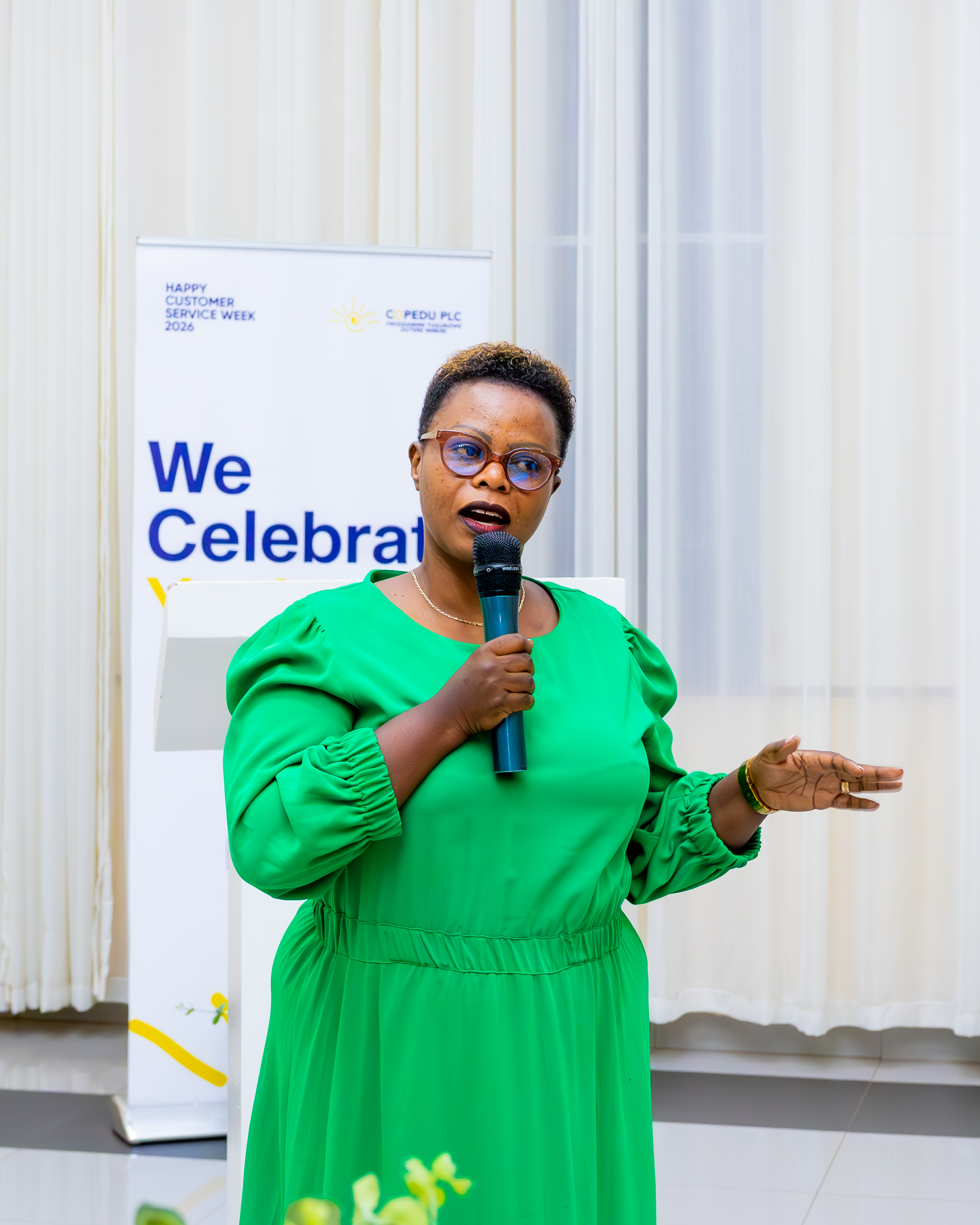 Mugeni Gloriose washinze Muglose Ltd yashimye serivisi nziza za Copedu Plc