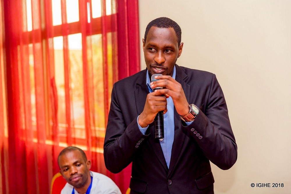 Eng. Ndamushima Gonzague, Ushinzwe iterambere ry'imihanda muri Minisiteri y'Ibikorwaremezo yashimye umushinga wo gusana imihanda yo mu byaro hakoreshejwe ikoranabuhanga ry'Abayapani rya ‘Do-nou’