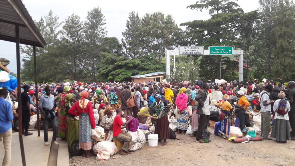Impunzi z’Abarundi zavuye muri RDC ziza mu Rwanda ari ikivunge