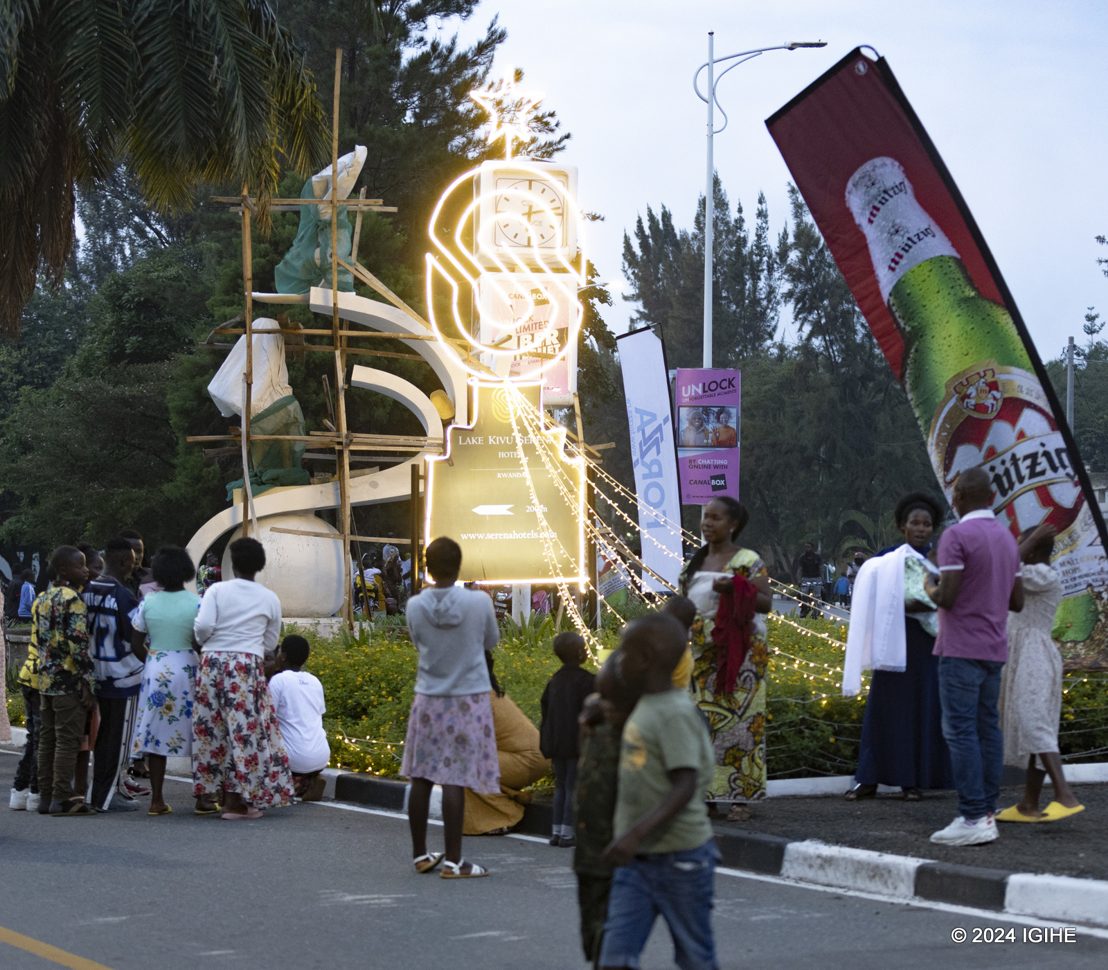 Mu bice bitandukanye by'Akarere ka Rubavu hari hatatswe mu buryo buryoheye ijisho