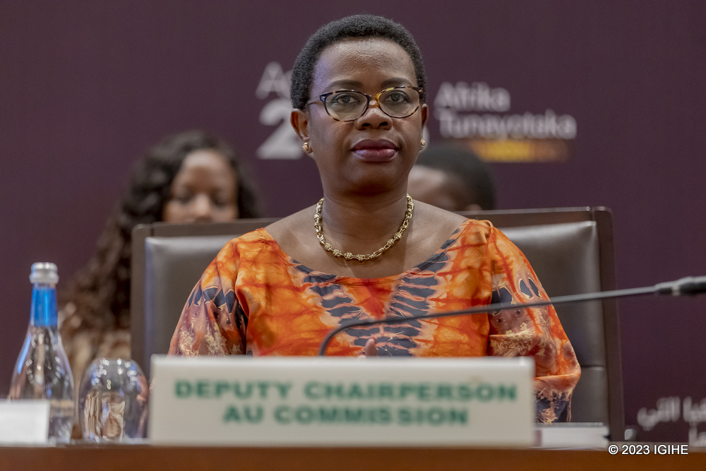 Visi Perezida wa Komisiyo ya Afurika Yunze Ubumwe, Dr Monique Nsanzabaganwa