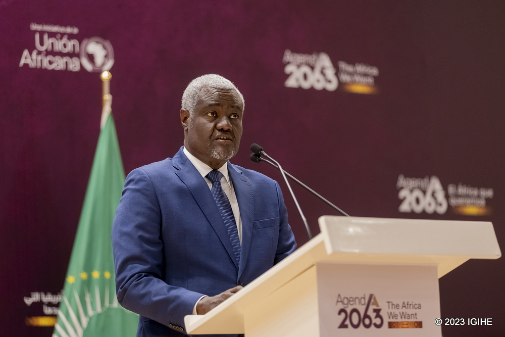 Perezida wa Komisiyo y'Umuryango wa Afurika Yunze Ubumwe, Moussa Faki Mahamat