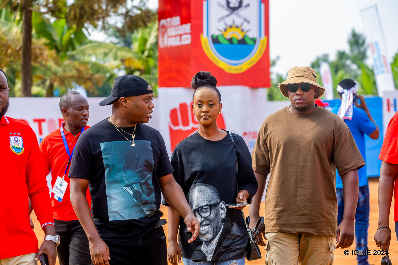 Abahanzi King James na Butera Knowless bagera kuri Site ya Kindama