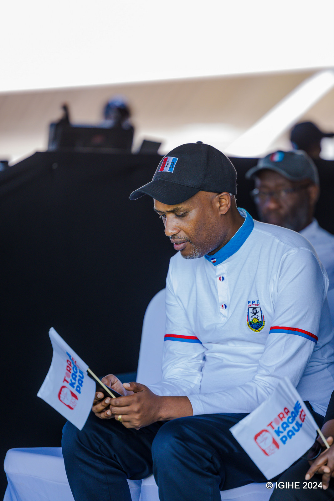 Minisitiri w'Ubutabera, Dr Ugirashebuja Emmanuel ni umwe mu baje gushyigikira Paul Kagame