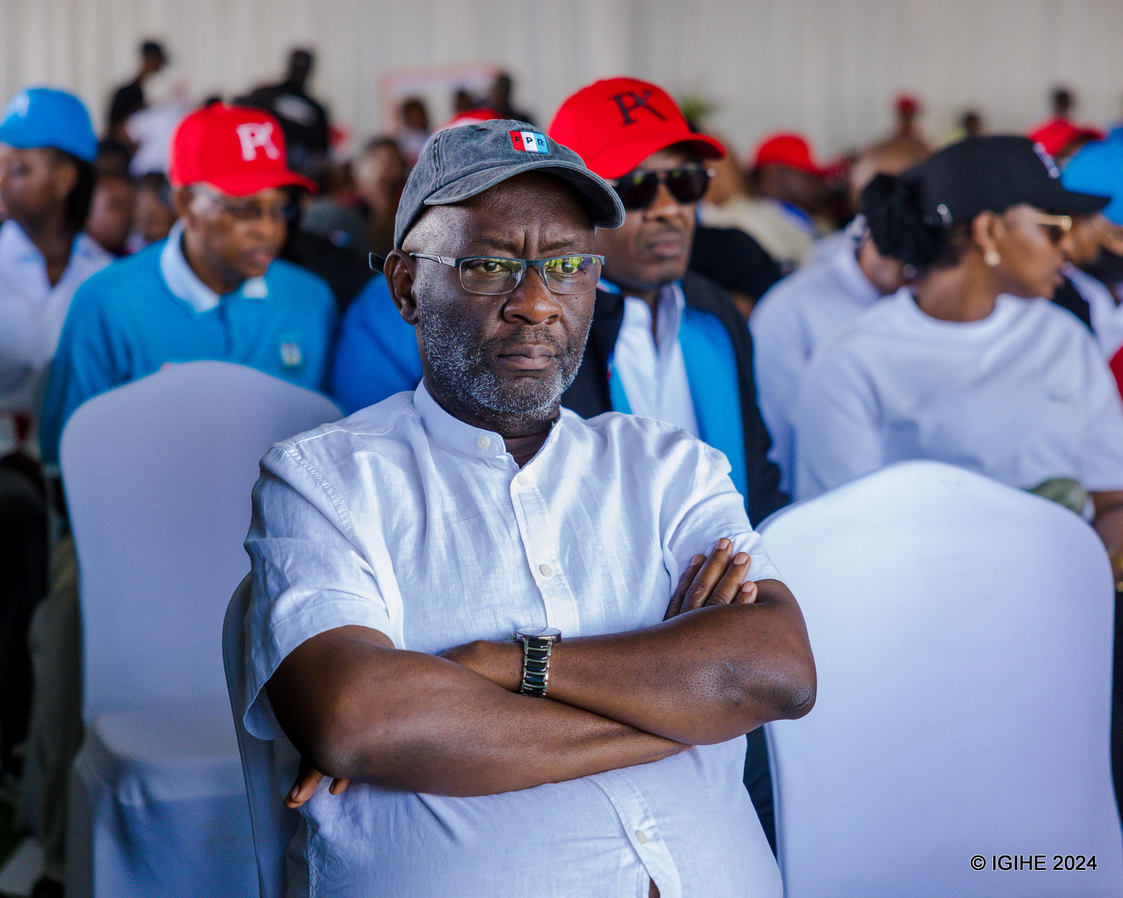 Umuvugizi Wungirije wa Guverinoma, Alain Mukuralinda ni umwe mu bari bari i Bumbogo aho umukandida wa FPR INKOTANYI yiyamamarije
