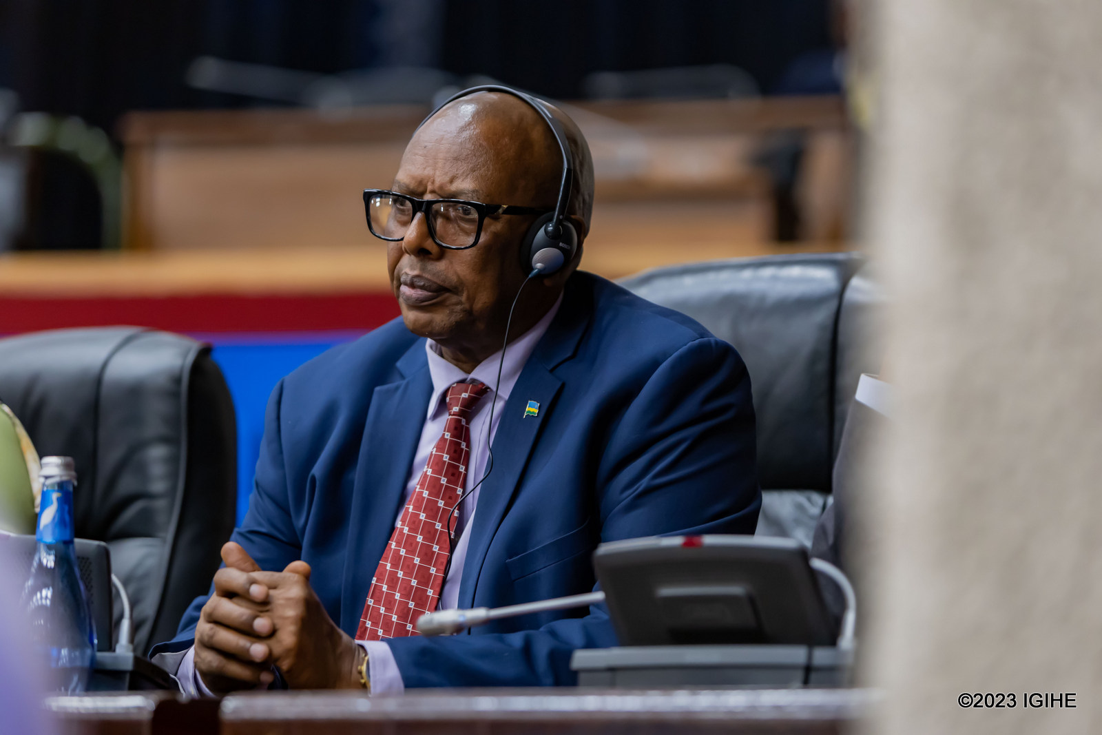 Depite John Ruku Rwabyoma akurikiranye ijambo rya Perezida Nguesso