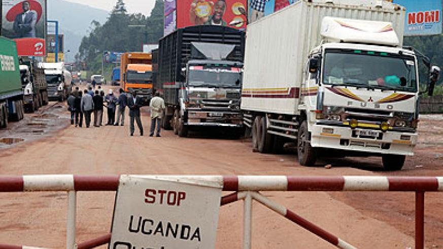 Ibicuruzwa bituruka muri Uganda bijya mu Rwanda byaragabanyutse cyane