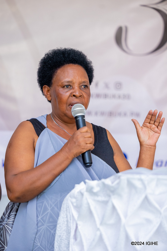Mukankusi Berna yashimiye Inkotanyi z'abarokoye mu gihe ubuzima bw'Abatutsi bwari mu marembera