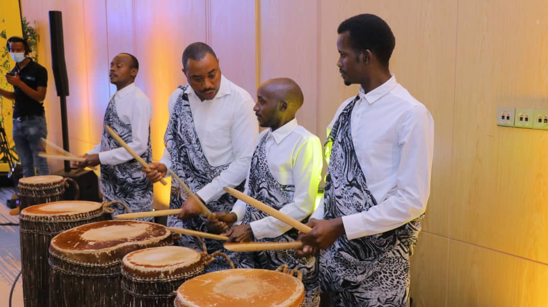 Abakaraza b'Itorero rya Inganzongari bari bakereye gususurutsa ibi birori