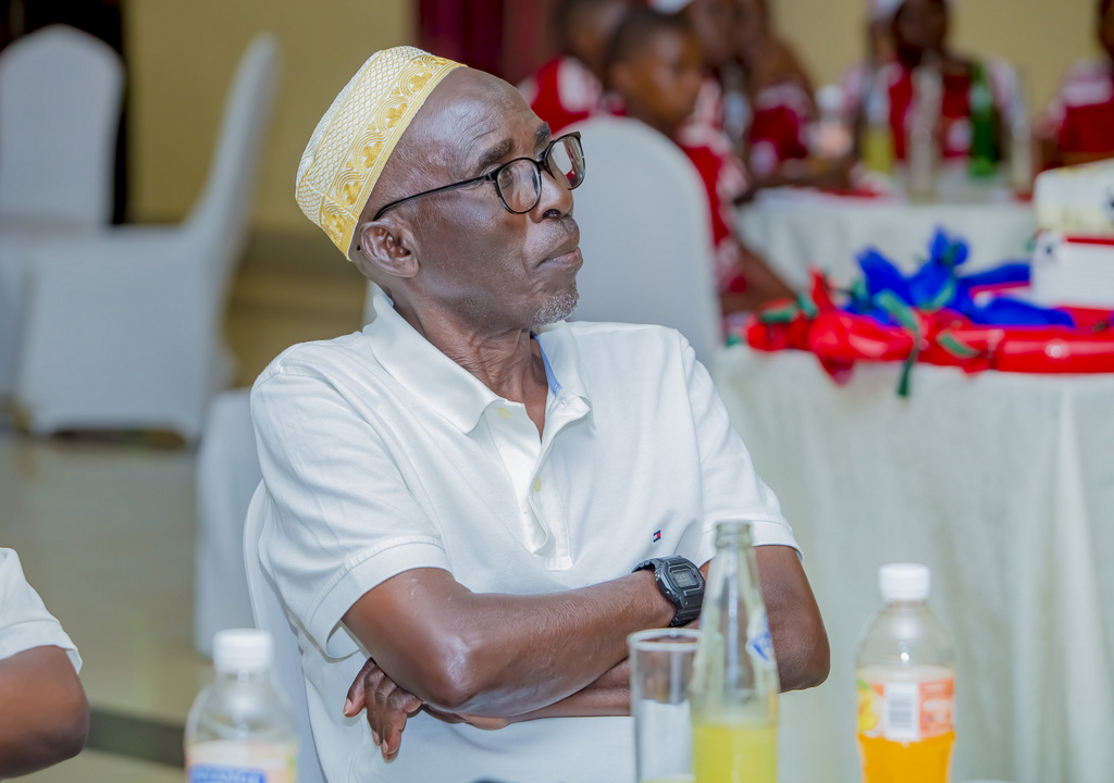 Kanamugire Aloys uri mu batoza b'Ishuri rya Ruhago rya Bayern Munich yari yitabiriye iki gikorwa