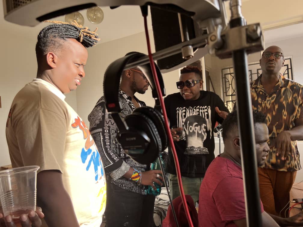 Bruce Melodie ari gukorana indirimbo na Sauti Sol