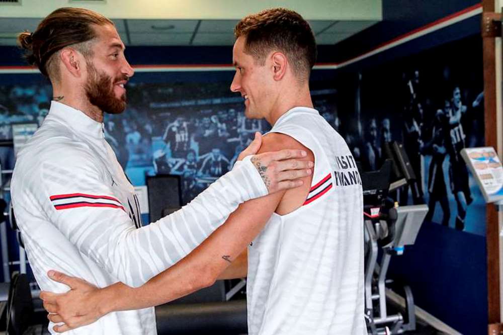 Sergio Ramos yahuye kandi na Ander Herrera bakomoka hamwe muri Espagne