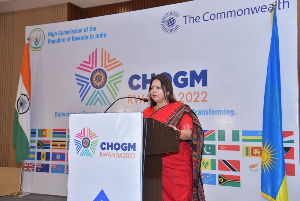 Meenakshi Lekhi, yifurije u Rwanda kuzagira inama nziza ya CHOGM, anarushimira aho imyiteguro igeze ngo iyo nama izagenda neza