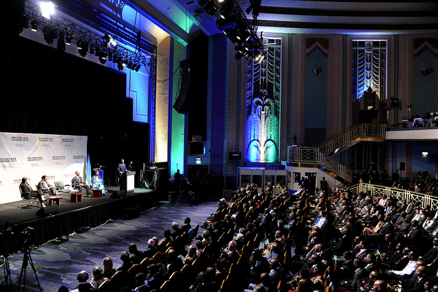 Inzu mberabyombi Troxy yizihirijwemo Rwanda Day yari yakubise yuzuye