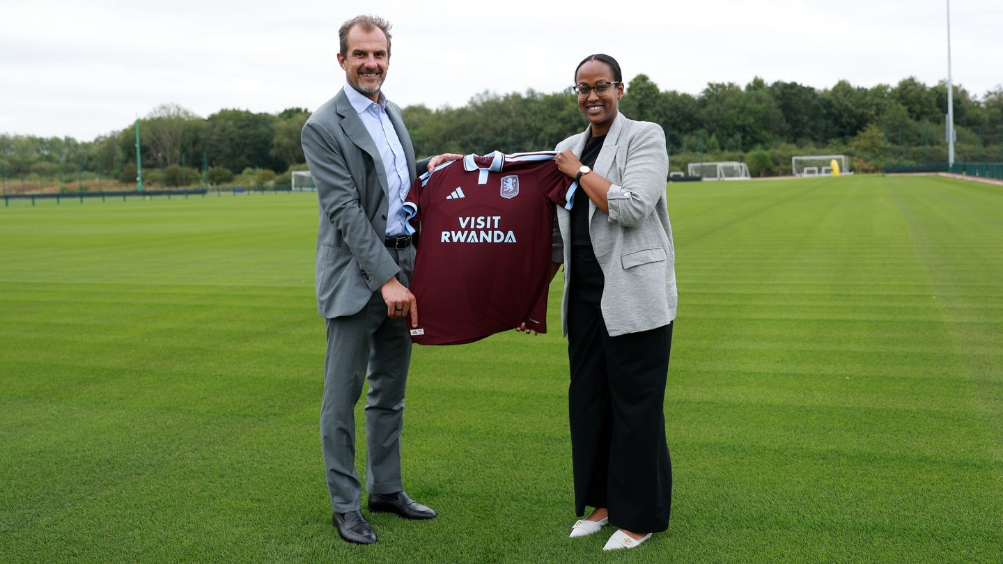 Aston Villa igiye kujya yamamaza ubukerarugendo bw'u Rwanda