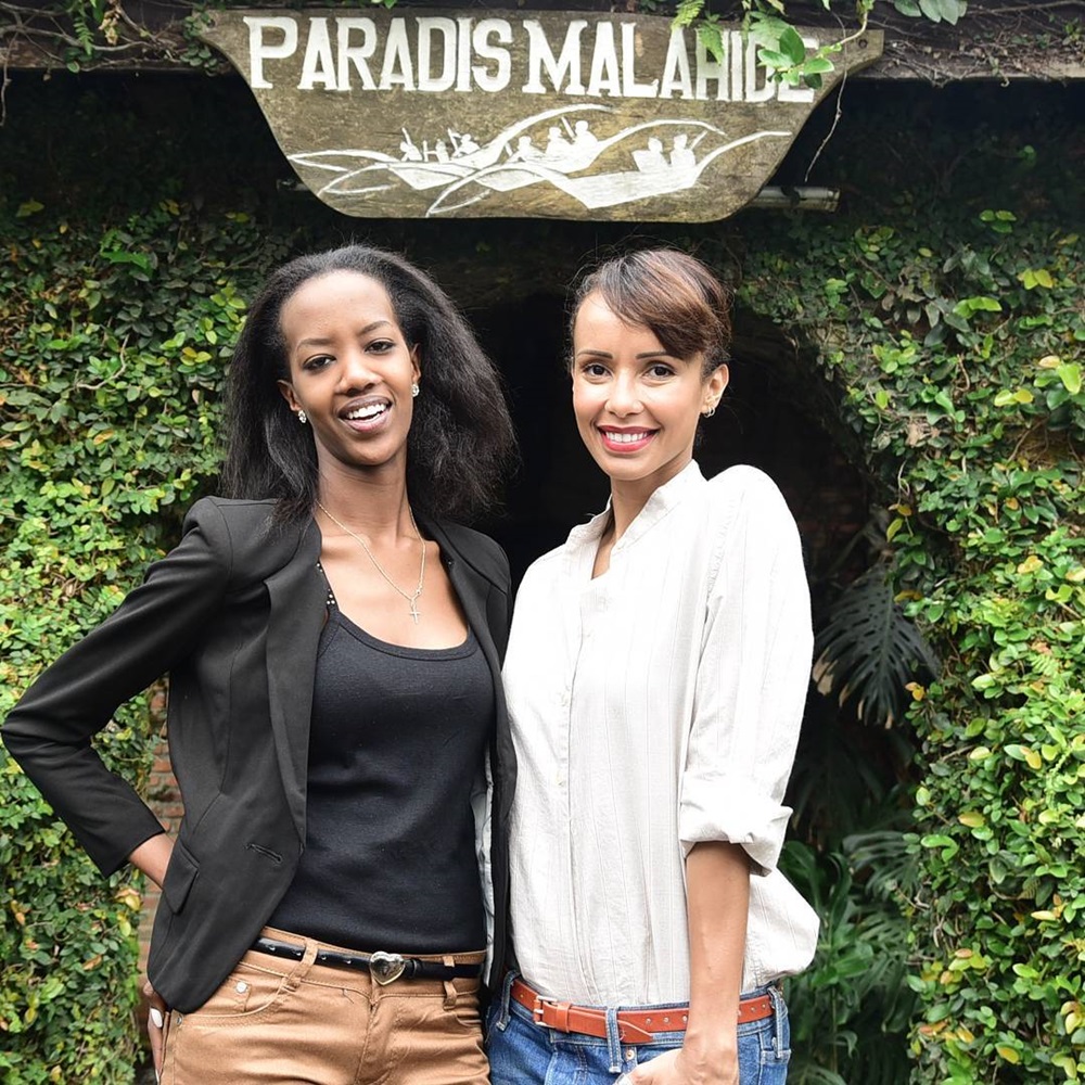 Sonia Rolland yabonanye na Miss Rwanda mushya uri gukorera ibikorwa mu karere ka Rubavu