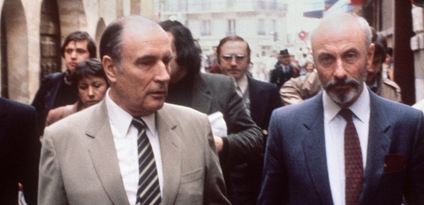 François Mitterrand na François de Grossouvre bari inshuti kuva no mu myaka yabanjirije kujya ku butegetsi kwe